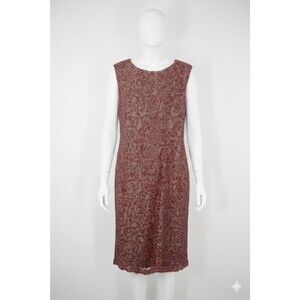 French Connection Women Sz 12 Pink Baribiecore Chic Cocktail SparkleSequin Dress